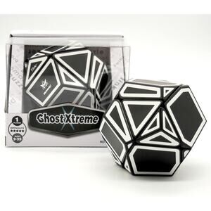 Project Genius Ghost Xtreme Speed Cube, 3x3 Speed Cube, One-player Brain Teasers
